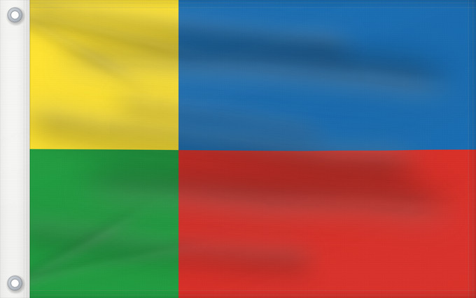 Drapeau, avec deux œillets métalliques et guindant renforcé : Zilinsky vlajka Žilina Region Région de Žilina Región de Žilina Žilina