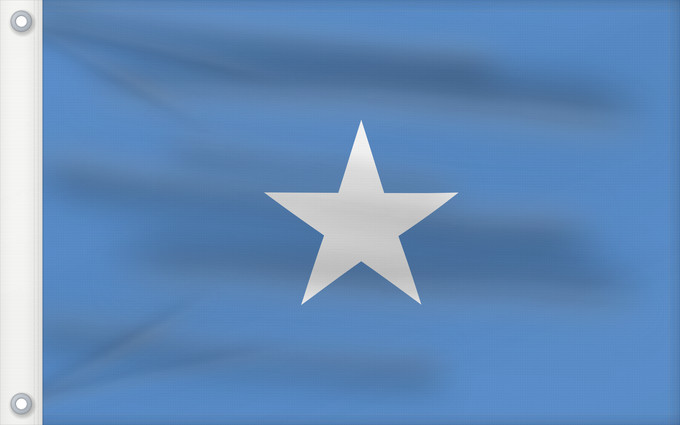 Drapeau, avec deux œillets métalliques et guindant renforcé : Somalia	Somalie	Somalië	علم الصومال	ソマリアの国旗	Прапор Сомалі