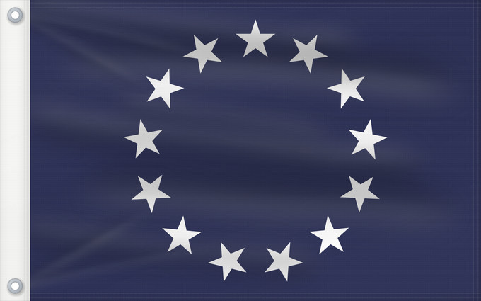 Flagge, mit zwei Metallösen und verstärktem Besatzband: United States Foreign Service Officer Flag of a United States Foreign Service Officer The official flag for an officer of the United States Foreign Service