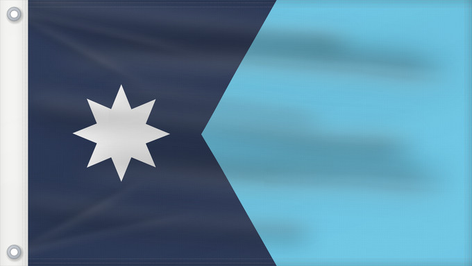 Flag, with two metal eyelets and reinforced hoist: Minnesota	Minnesota, since May 11, 2024