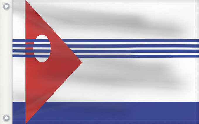 Drapeau, avec deux œillets métalliques et guindant renforcé : Artigas Department département d'Artigas Departamento de Artigas Artigas (Departamento) Artigas Dipartimento