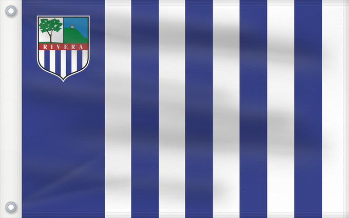 Drapeau, avec deux œillets métalliques et guindant renforcé : Rivera Department Rivera