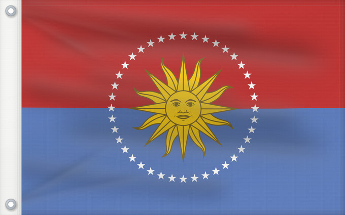 Drapeau, avec deux œillets métalliques et guindant renforcé : San Jose Department San José Department San Jose San José