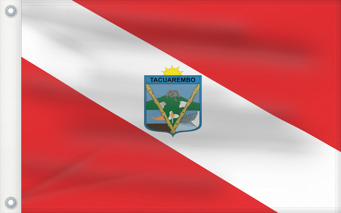 Drapeau, avec deux œillets métalliques et guindant renforcé : Tacuarembó