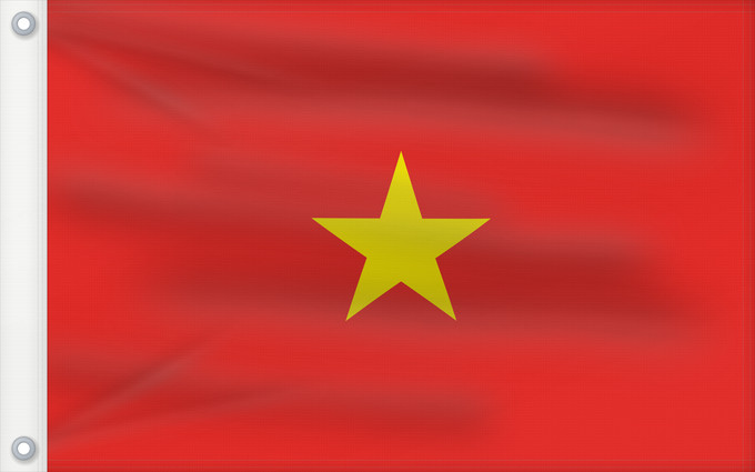 Flag, with two metal eyelets and reinforced hoist: Vietnam Viêt Nam Vietnã Vo Vietnam علم فيتنام Vietnamu Σημαία του Βιετνάμ Vjetnamio 越南國旗 Ye̍t-nàm koet-khì Vijetnama 越南の国旗 / ベトナムの国旗 Vietnam bayrağı / Вьетнам байрағы 越南의 國旗 / 베트남의 국기 Vietnam tuusu / Вьетнам туусу ທຸງຊາດຂອງປະເທດຫວຽດນາມ 越南之旗 Вьетнам төр