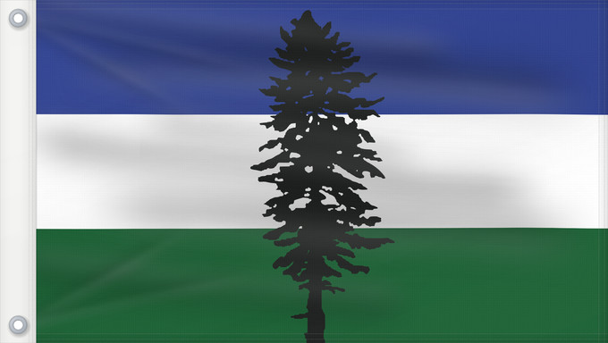 Drapeau, avec deux œillets métalliques et guindant renforcé : Cascadia