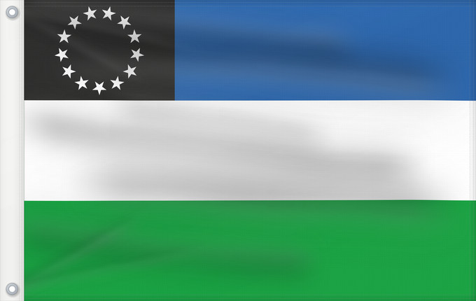 Drapeau, avec deux œillets métalliques et guindant renforcé : Provincia del Río Negro	Río Negro Province, Argentina	Province de Río Negro	Provincia del Río Negro, Argentina	Río Negro (Provinz)