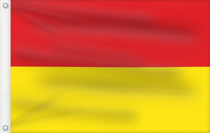 Drapeau, avec deux œillets métalliques et guindant renforcé : Burgenland