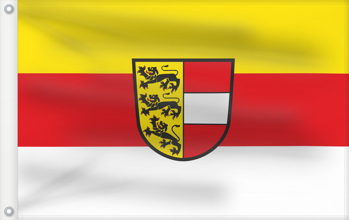 Bandera, con dos ojales metálicos y lado del asta reforzado: Carinthia	Carinthia (state)	Kärnten	Carintia