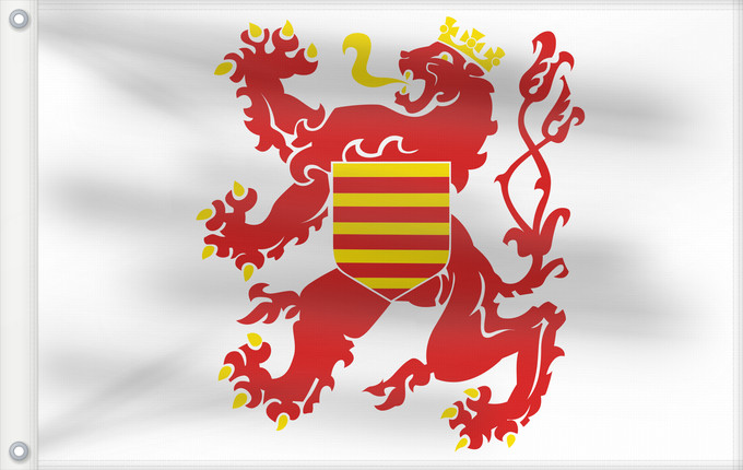 Bandera, con dos ojales metálicos y lado del asta reforzado: Limburg (nl)