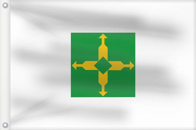 Flagge, mit zwei Metallösen und verstärktem Besatzband: Distrito Federal