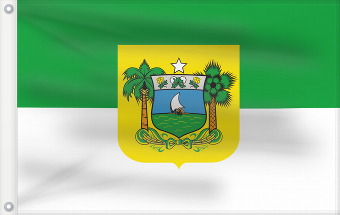 Bandera, con dos ojales metálicos y lado del asta reforzado: Rio Grande do Norte	State of Rio Grande do Norte, Brazil	Rio Grande do Norte	Estado do Rio Grande do Norte, Brasil