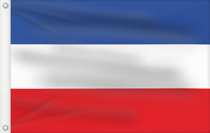Drapeau, avec deux œillets métalliques et guindant renforcé : Schleswig-Holstein