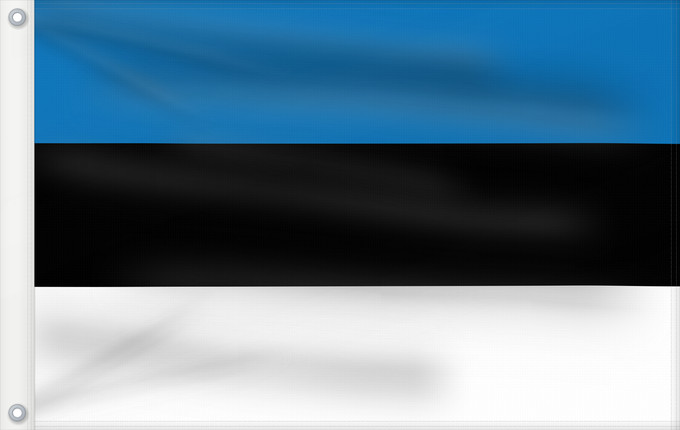 Drapeau, avec deux œillets métalliques et guindant renforcé : Estonia L Estonie Estland Estone Estónia Estonii Сцяг Эстоніі Национално знаме на Естония Estonská vlajka Σημαία της Εσθονίας Eesti lipp پرچم کشور استونی Viron HEastóine Észtország エストニアの国旗 ესტონეთის დროშა Estijos Igaunijas Знаме на Естонија Estoniei Флаг