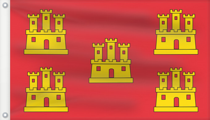 Drapeau, avec deux œillets métalliques et guindant renforcé : Poitou-Charentes Region Poitou-Charentes in France Région Poitou-Charentes en France