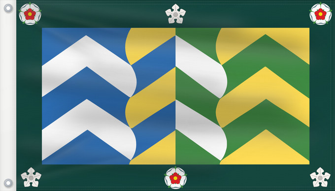 Flag, with two metal eyelets and reinforced hoist: Cumbria