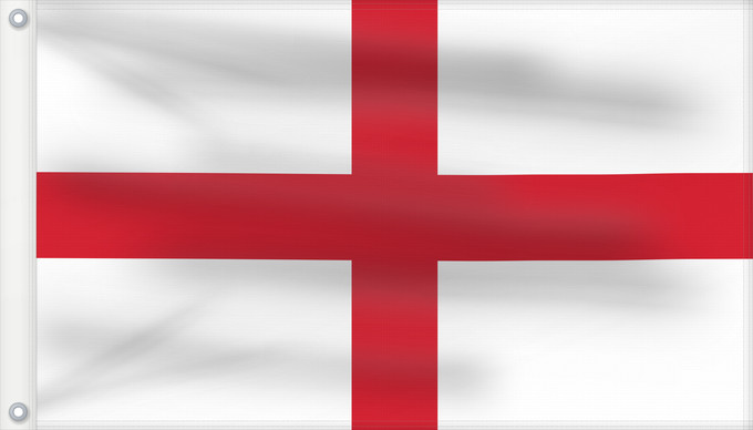 Bandera, con dos ojales metálicos y lado del asta reforzado: England	Inglaterra	Inghilterra