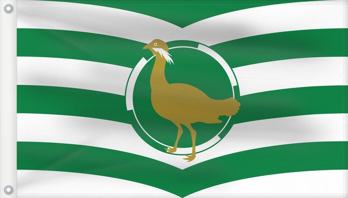 Bandera, con dos ojales metálicos y lado del asta reforzado: Windsor and Maidenhead