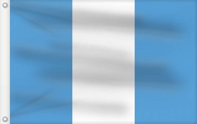 Flag, with two metal eyelets and reinforced hoist: Civil Ensign of Guatemala	Guatemala	Civil de Guatemala