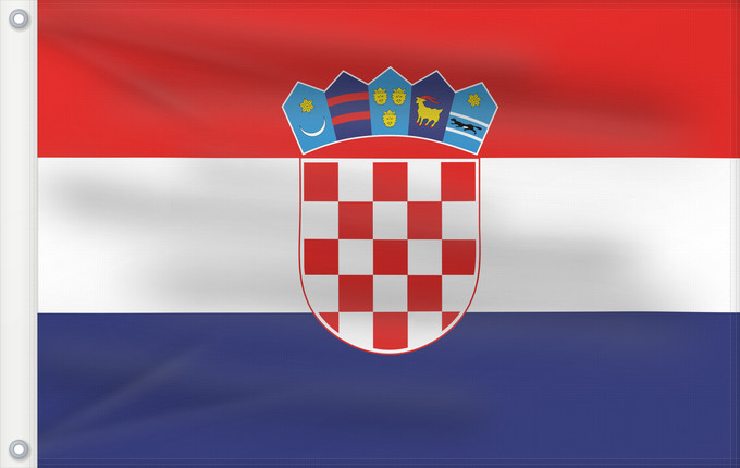 Bandera, con dos ojales metálicos y lado del asta reforzado: Croatia	It is easy to put a border around this flag image	Croatie	Croacia	Kroatien	Croazia	Kroatië	Croácia	Chorwacji	Kroasië	علم كرواتيا	Xorvatiya	Vo Kroàzien	Sciag Charvatyji / Сцяг Харватыі	Ściag Charvatyji / Сьцяг Харватыі	Знаме на Хърватия	ক্রোয়েশিয়