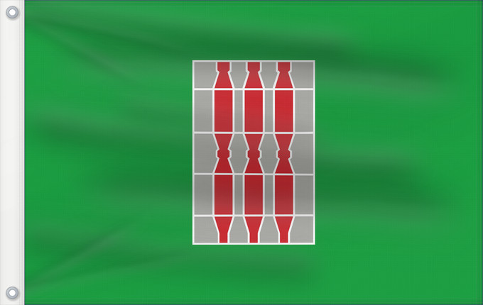 Drapeau, avec deux œillets métalliques et guindant renforcé : Umbria Italian region Umbria Région de l'Ombrie Regione italiana Umbria
