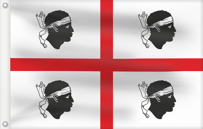 Drapeau, avec deux œillets métalliques et guindant renforcé : Sardinia, Italy	Italian autonomous region Sardinia	Sardinia	Regione autonoma italiana Sardegna	Sa regione autònoma de sa Sardinna