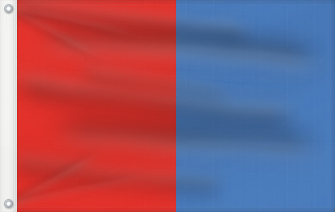 Drapeau, avec deux œillets métalliques et guindant renforcé : Catania	Catane