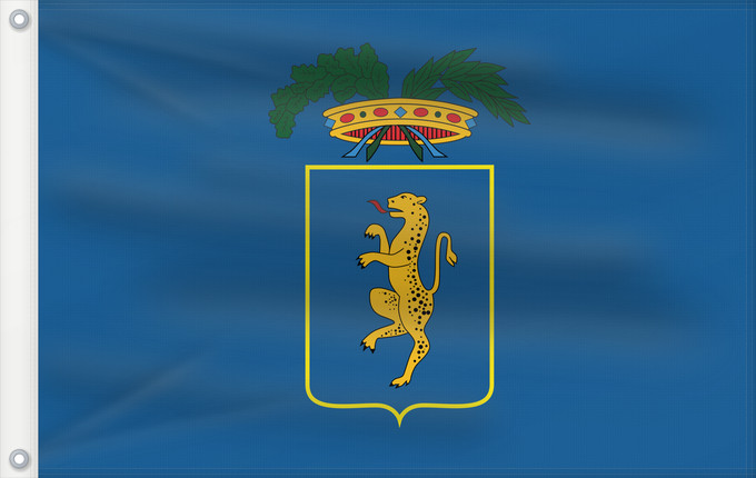 Drapeau, avec deux œillets métalliques et guindant renforcé : Lucca Province Province of Lucca Province de Lucca Provincia de Luca Provinz Lucca Provincia di Lucca