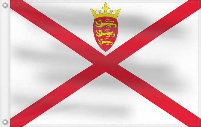 Flag, with two metal eyelets and reinforced hoist: Jersey Jersey (Kanalinsel) Maglia