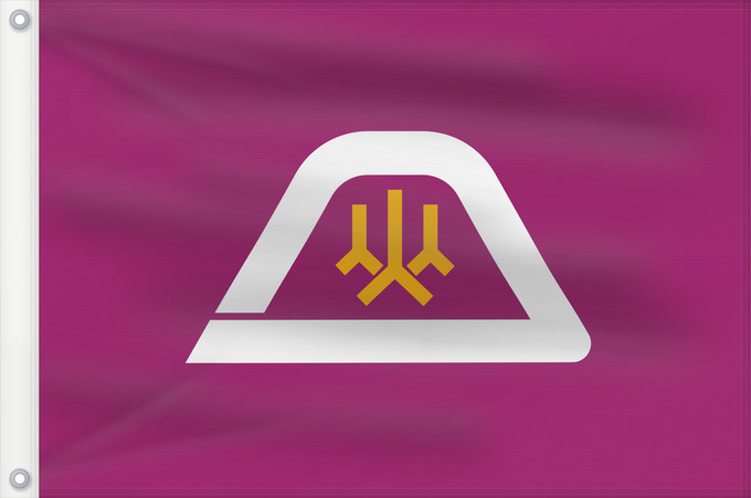 Drapeau, avec deux œillets métalliques et guindant renforcé : Yamanashi Prefecture	Yamanashi	Prefectura de Yamanashi	Präfektur Yamanashi	山梨県旗（1966年12月1日制定）