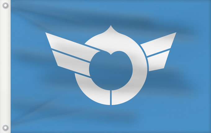Drapeau, avec deux œillets métalliques et guindant renforcé : Shiga Prefecture	Shiga Prefecture, Japan	Préfecture de Shiga	Shiga	Präfektur Shiga, Japan	滋賀県県旗	Флаг префектуры Сига  Япония	Прапор префектури Сіґа  Японія
