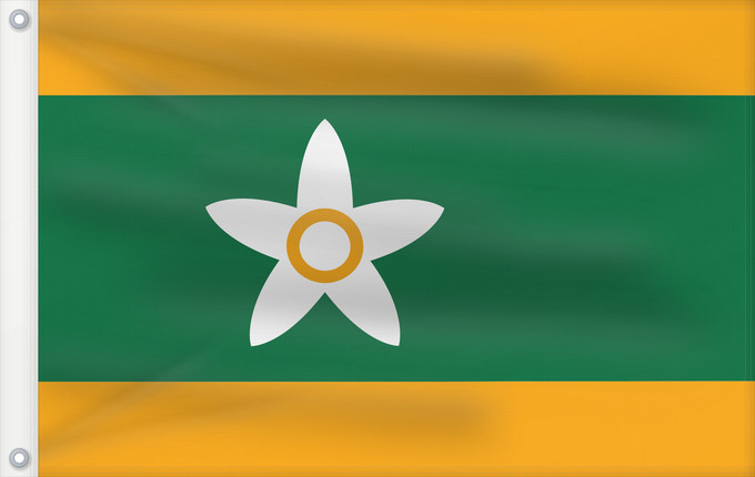 Bandera, con dos ojales metálicos y lado del asta reforzado: Ehime Prefecture	Préfecture d'Ehime	prefectura de Ehime	Präfektur Ehime	愛媛県の旗	에히메기 / 愛媛縣旗	​愛媛縣旗