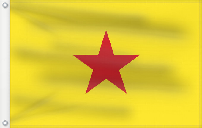 Drapeau, avec deux œillets métalliques et guindant renforcé : Mohéli