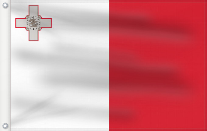 Flag, with two metal eyelets and reinforced hoist: Malta Malte Сцяг Мальты Maltas Ta Malta Флаг Мальты Прапор Мальти