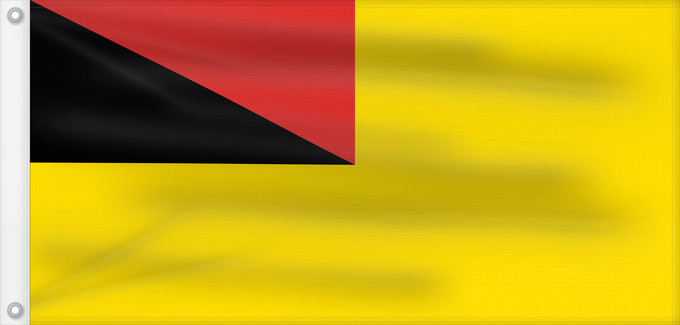 Flagge, mit zwei Metallösen und verstärktem Besatzband: Negeri Sembilan	Negeri Sembilan, a state of Malaysia