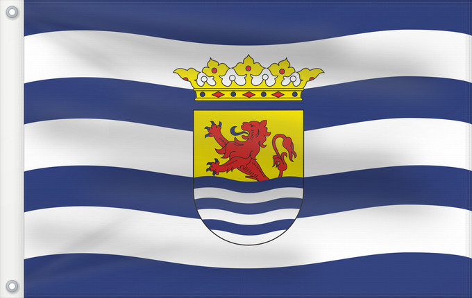 Drapeau, avec deux œillets métalliques et guindant renforcé : Zeeland Zeeland, a province of the Netherlands Zelanda Zeeland, een provincie van Nederland Флаг Зеландии