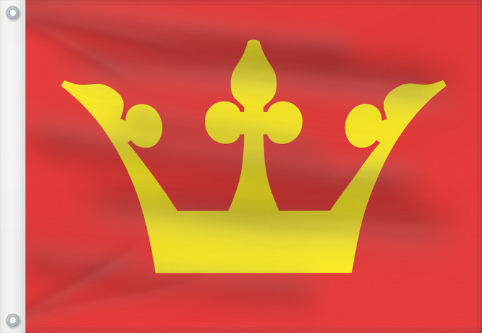 Flag, with two metal eyelets and reinforced hoist: Vestfold County of Vestfold, Norway comté de Vestfold