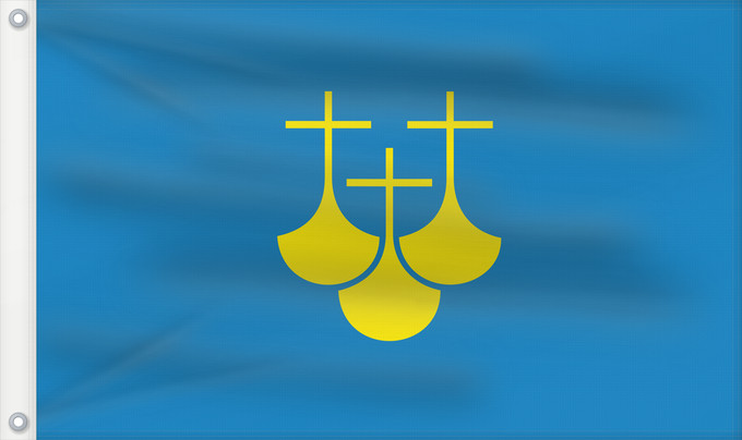 Bandera, con dos ojales metálicos y lado del asta reforzado: Møre og Romsdal	Møre og Romsdal County, Norway	comté de Møre og Romsdal	More og Romsdal