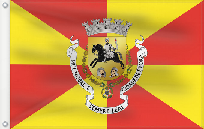 Drapeau, avec deux œillets métalliques et guindant renforcé : Évora