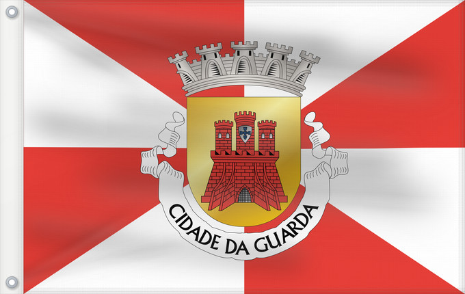 Drapeau, avec deux œillets métalliques et guindant renforcé : Guarda