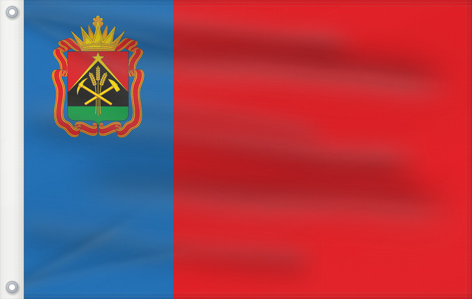 Drapeau, avec deux œillets métalliques et guindant renforcé : Kemerovo oblast	Kemerovo oblast, Russia	Oblast de Kemerovo	Óblast de Kémerovo	Oblast Kemerowo	Kemerovo Oblast