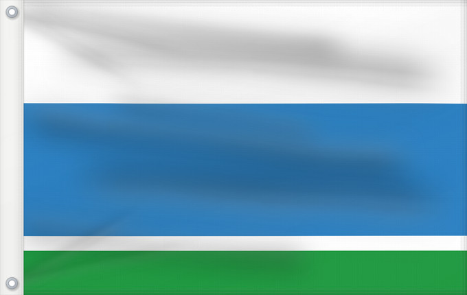 Drapeau, avec deux œillets métalliques et guindant renforcé : Sverdlovsk Oblast Sverdlovsk Oblast, Russia Oblast de Sverdlovsk Óblast de Sverdlovsk Oblast Swerdlowsk Флаг Свердловской области