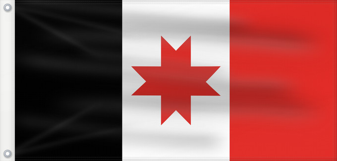 Drapeau, avec deux œillets métalliques et guindant renforcé : Udmurtia Udmurtia. Drawn by Fibonacci República de Udmurtia Udmurtia. Dibujada por Fibonacci Uemura Republic Repubblica di Udmurtia Флаг Удмуртии. Автор Fibonacci Удмуртилэн флагез