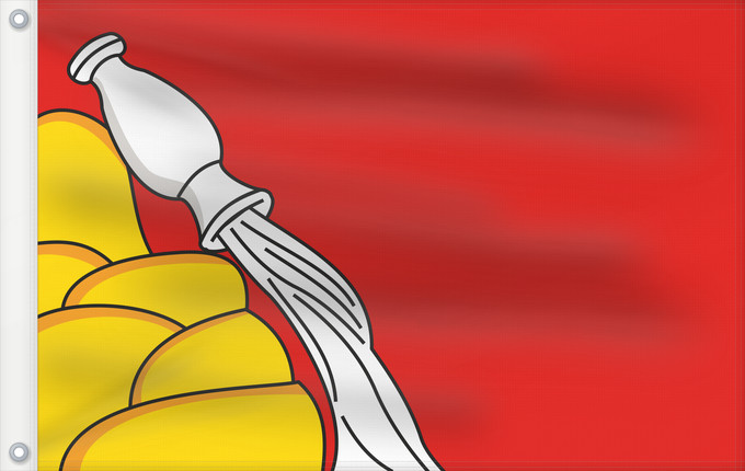 Drapeau, avec deux œillets métalliques et guindant renforcé : Voronezh Oblast Voronezh Oblast of Russia Oblast de Voronej Óblast de Vorónezh Oblast Woronesch Флаг Воронежской области Россия Прапор Воронезької області Росія