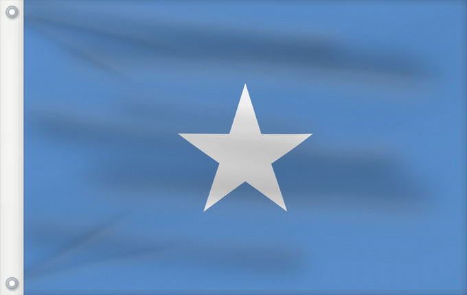 Drapeau, avec deux œillets métalliques et guindant renforcé : Somalia	Somalie	Somalië	علم الصومال	ソマリアの国旗	Прапор Сомалі