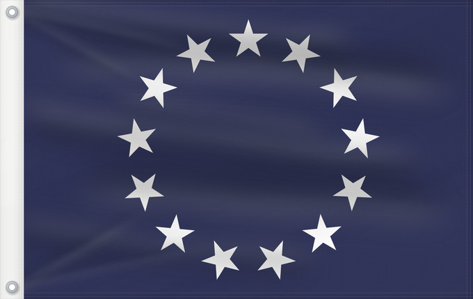 Flagge, mit zwei Metallösen und verstärktem Besatzband: United States Foreign Service Officer Flag of a United States Foreign Service Officer The official flag for an officer of the United States Foreign Service