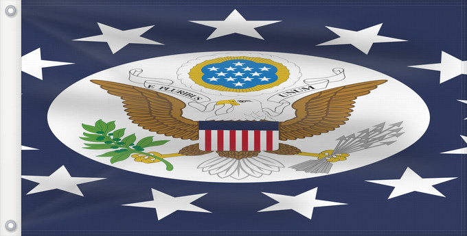 Bandera, con dos ojales metálicos y lado del asta reforzado: United States ambassador	US Ambassador to an accredited sovereign foreign government	Ambassadors of the United States	Ambasciatori degli Stati Uniti