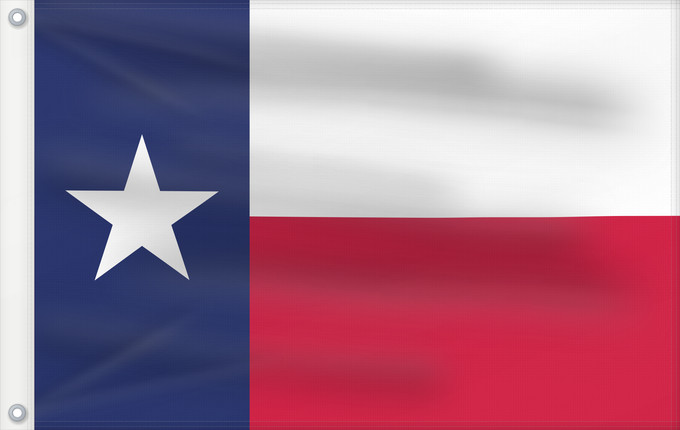 Bandera, con dos ojales metálicos y lado del asta reforzado: Texas	Texa	Stanowa Teksasu	ᏅᏓᎩ ᎦᏓᏘ	Toháano ého ëva hoohëö o	Ka hae Kekeka	Texiae	Flagget til delstaten Texas	Akałii Bikéyah bidah naatʼaʼí	Флаг Техаса	Američke savezne države Texas