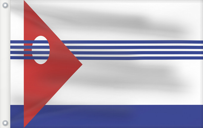 Drapeau, avec deux œillets métalliques et guindant renforcé : Artigas Department département d'Artigas Departamento de Artigas Artigas (Departamento) Artigas Dipartimento