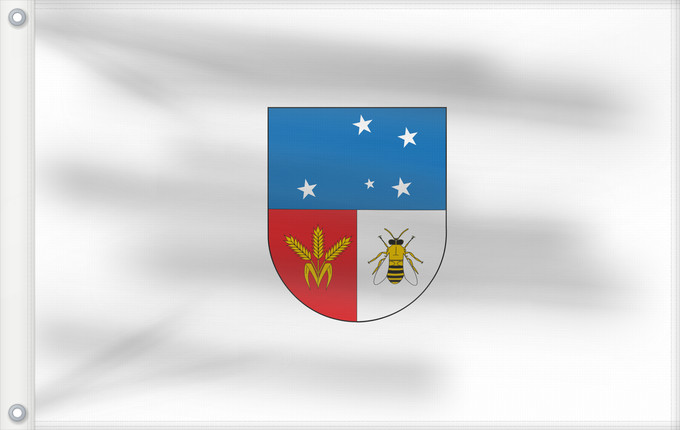 Drapeau, avec deux œillets métalliques et guindant renforcé : Colonia Department Colonia département de Colonia